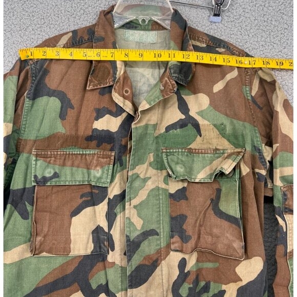 VTG Men's US Army Military Combat Coat Hot Weather Woodland Camo Jacket - Picture 3 of 12